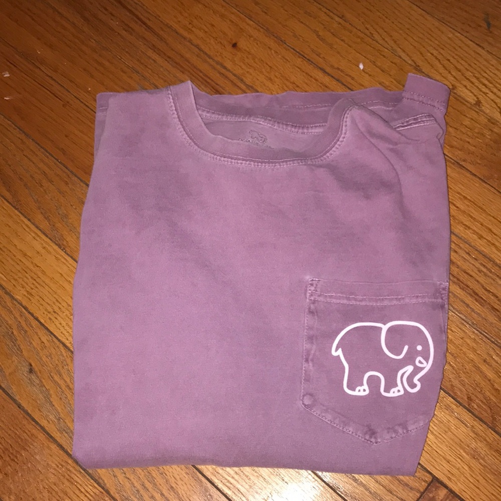 Purple Long Sleeve Ivory Ella Shirt